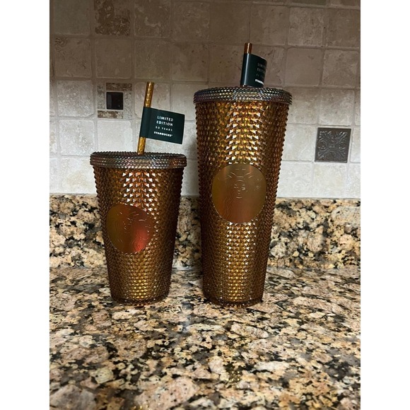 Starbucks 50th Anniversary Studded tumbler set